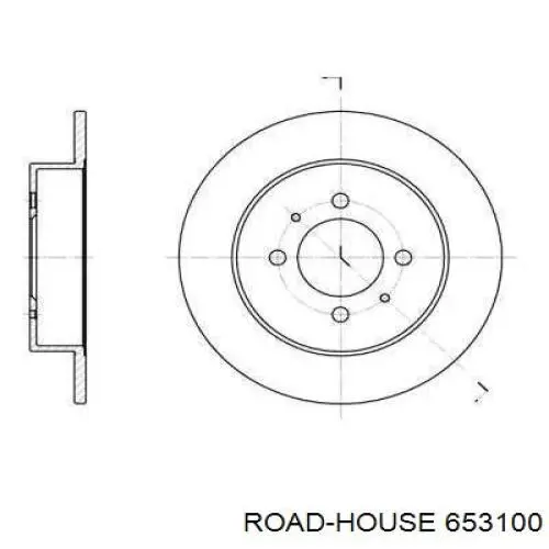 Тормозные диски 653100 Road House