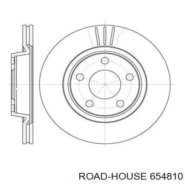 Передние тормозные диски 654810 Road House