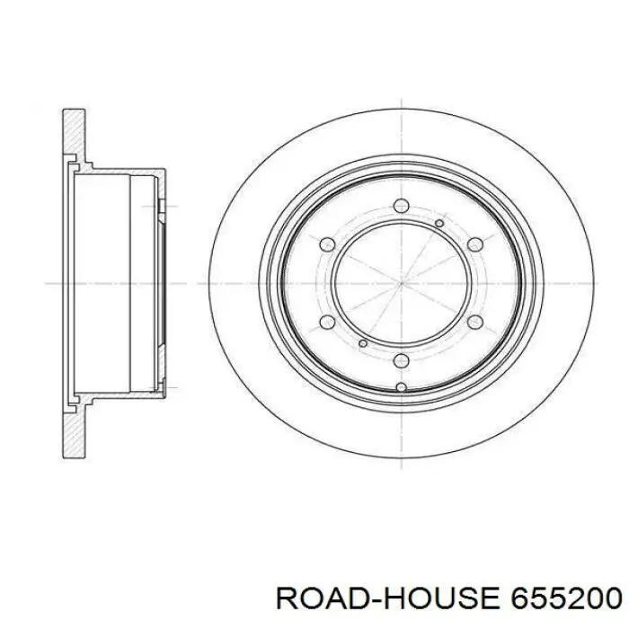 6552.00 Road House тормозные диски