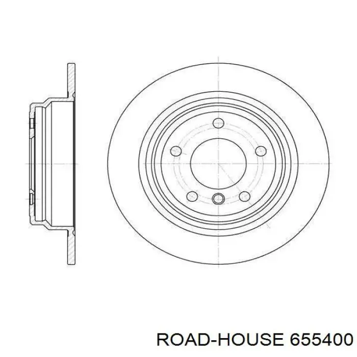 Тормозные диски 655400 Road House