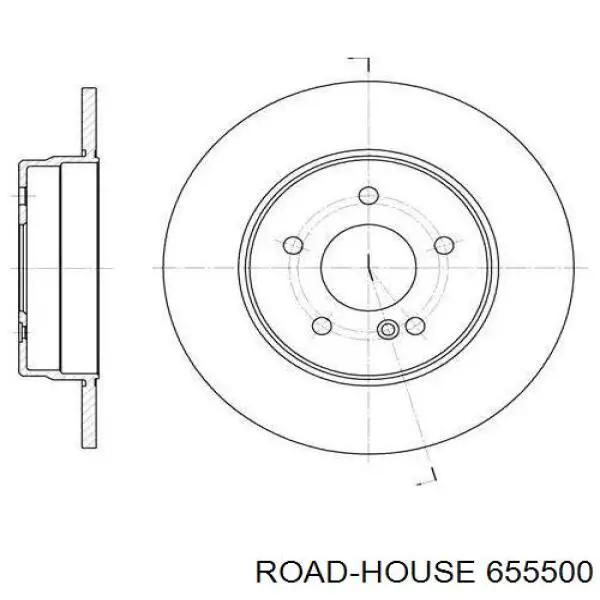 Тормозные диски 655500 Road House