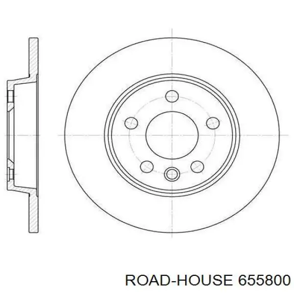 Тормозные диски 655800 Road House