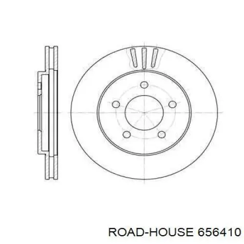 656410 Road House диск тормозной передний