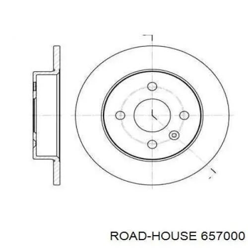 657000 Road House тормозные диски