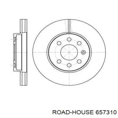657310 Road House диск тормозной передний