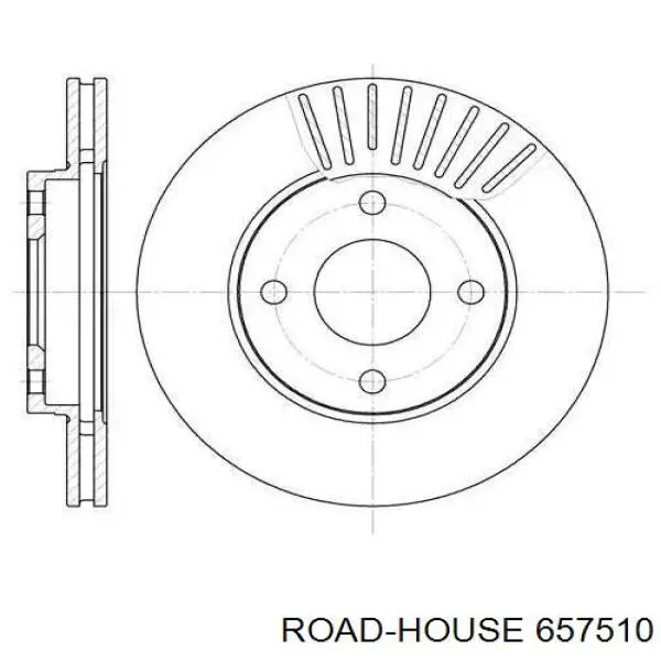 6575.10 Road House диск тормозной передний