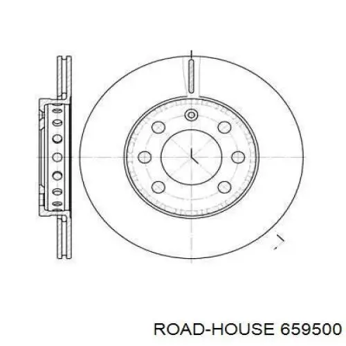 Передние тормозные диски 659500 Road House