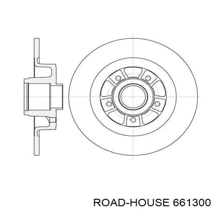 Тормозные диски 661300 Road House