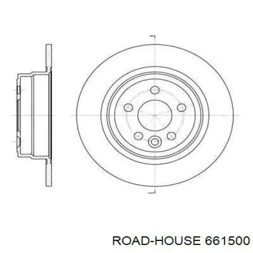 Тормозные диски 661500 Road House