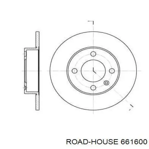 Тормозные диски 661600 Road House