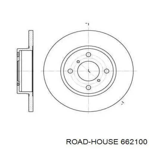 Передние тормозные диски 662100 Road House