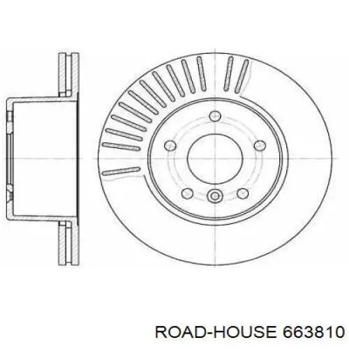 Передние тормозные диски 663810 Road House