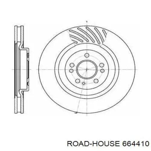 Передние тормозные диски 664410 Road House