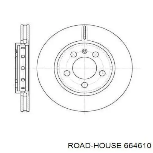 Тормозные диски 664610 Road House