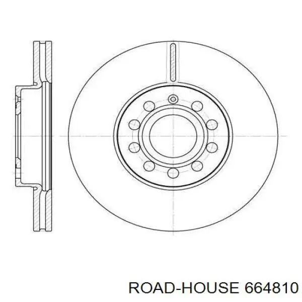 Передние тормозные диски 664810 Road House