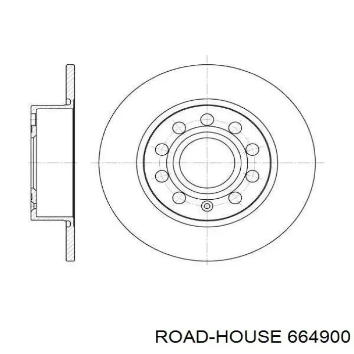 Тормозные диски 664900 Road House