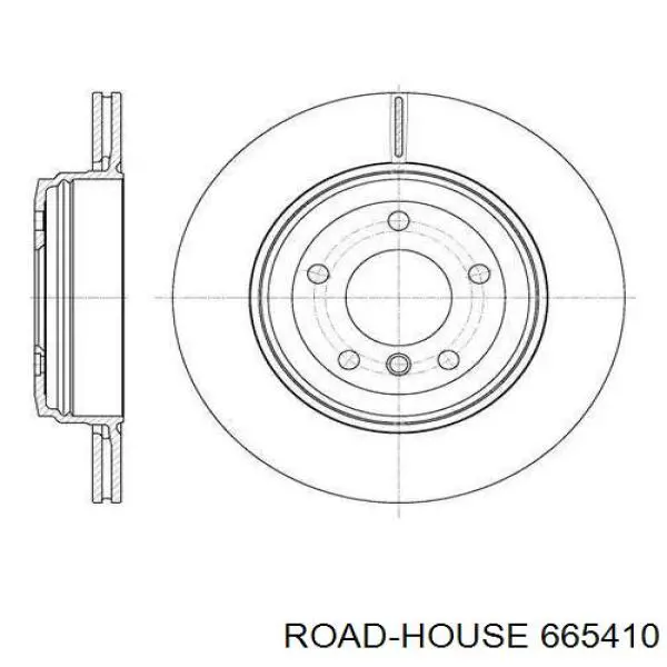 665410 Road House диск тормозной задний