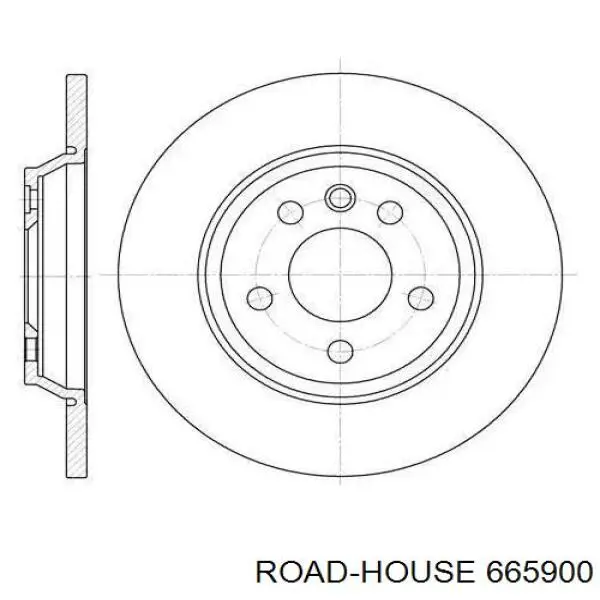 665900 Road House тормозные диски