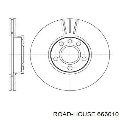 Передние тормозные диски 666010 Road House