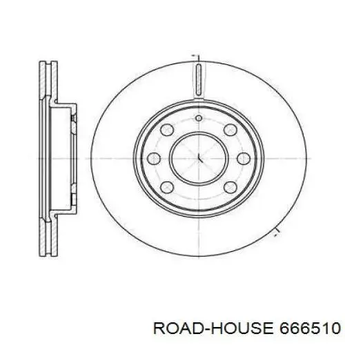 Передние тормозные диски 666510 Road House