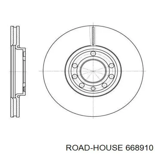 Передние тормозные диски 668910 Road House