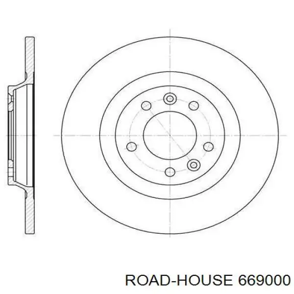 Тормозные диски 669000 Road House