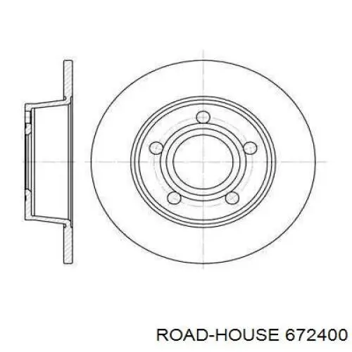 6724.00 Road House тормозные диски