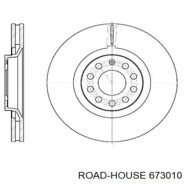 6730.10 Road House диск тормозной передний