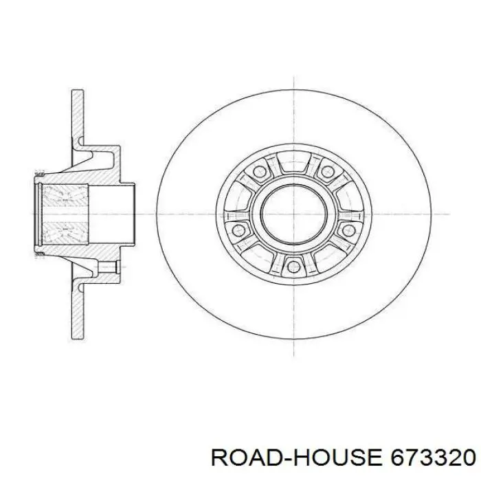 6733.20 Road House тормозные диски