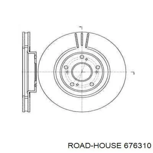 Передние тормозные диски 676310 Road House