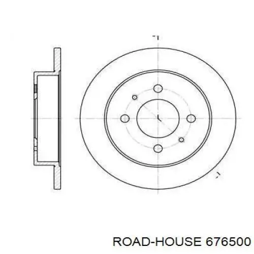 Тормозные диски 676500 Road House