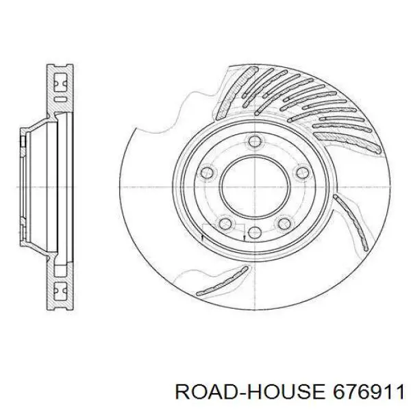 Передние тормозные диски 676911 Road House