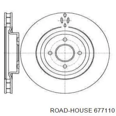 Передние тормозные диски 677110 Road House