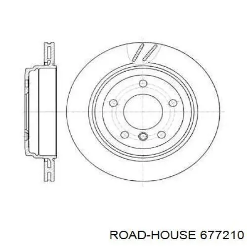 Тормозные диски 677210 Road House