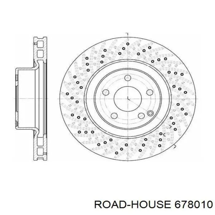 Передние тормозные диски 678010 Road House