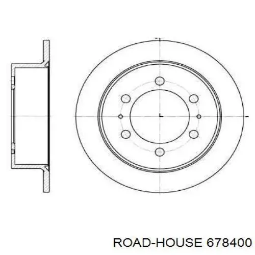 Тормозные диски 678400 Road House