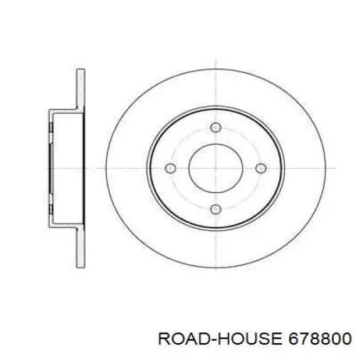 Тормозные диски 678800 Road House