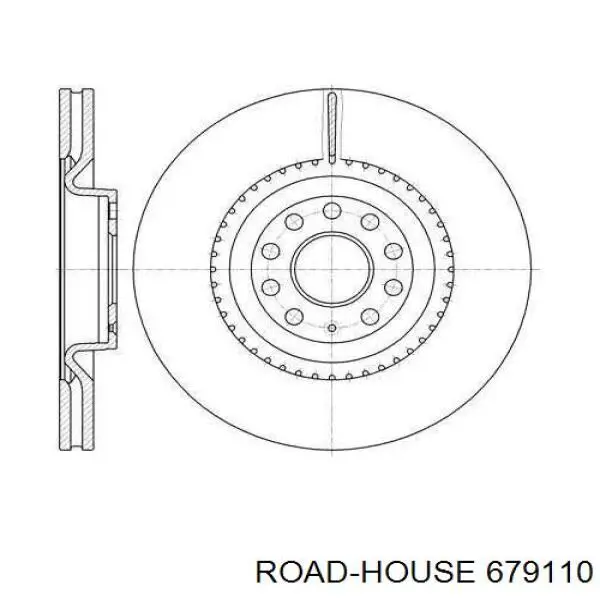 679110 Road House disco do freio dianteiro
