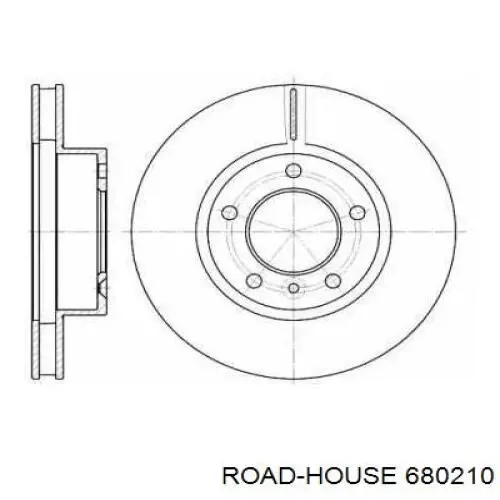 Передние тормозные диски 680210 Road House