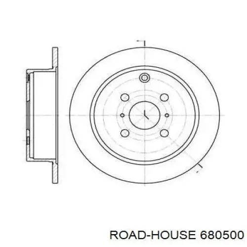 Тормозные диски 680500 Road House