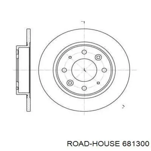 Тормозные диски 681300 Road House