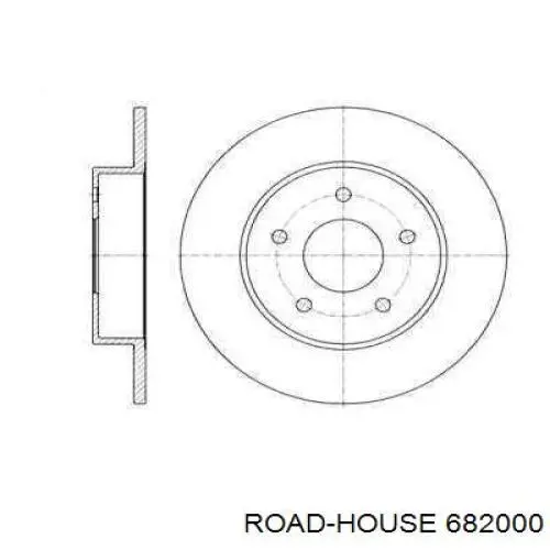 Тормозные диски 682000 Road House