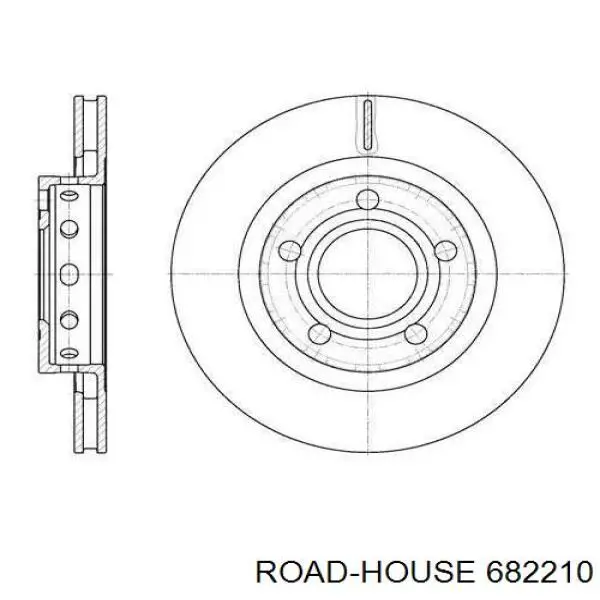 Тормозные диски 682210 Road House