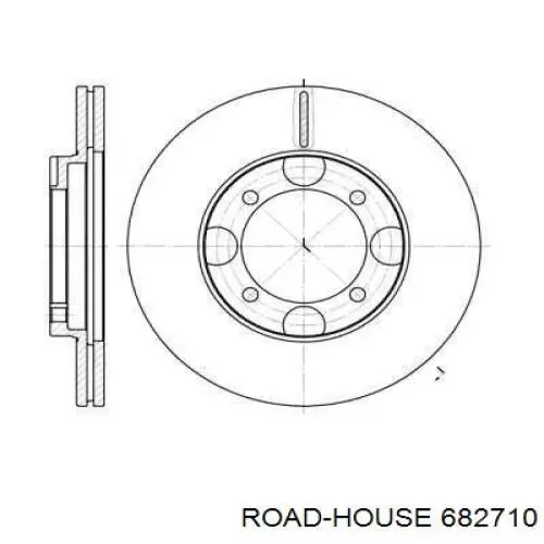 Передние тормозные диски 682710 Road House