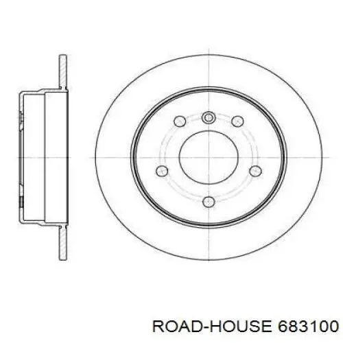 Тормозные диски 683100 Road House