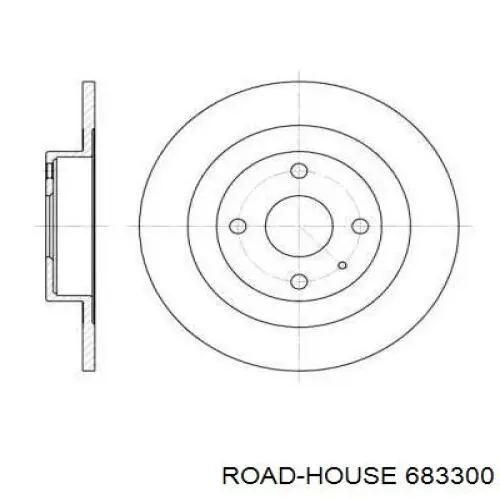 Тормозные диски 683300 Road House