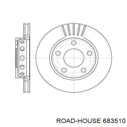 683510 Road House тормозные диски