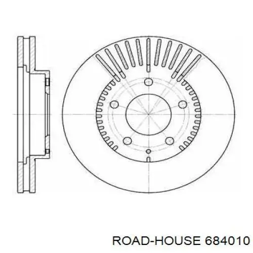 684010 Road House тормозные диски