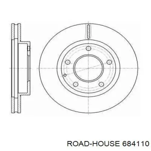 Тормозные диски 684110 Road House