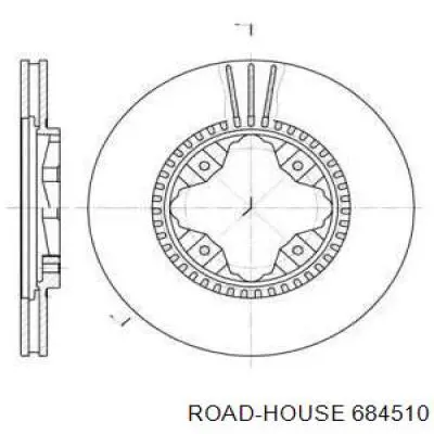 Передние тормозные диски 684510 Road House